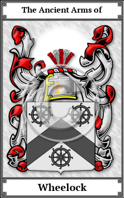 Wheelock Family Crest Download (JPG)  Book Plated - 150 DPI