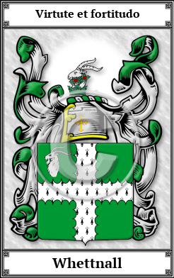 Whettnall Family Crest Download (JPG) Book Plated - 600 DPI