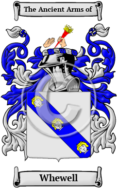 Whewell Family Crest/Coat of Arms