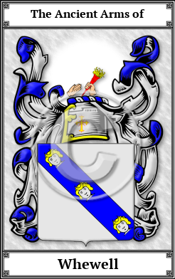 Whewell Family Crest Download (JPG)  Book Plated - 150 DPI