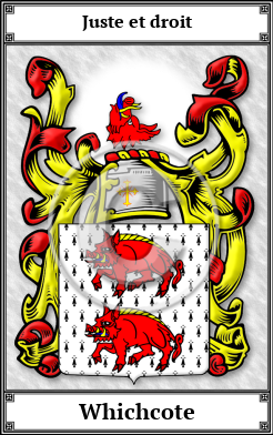 Whichcote Family Crest Download (JPG)  Book Plated - 150 DPI