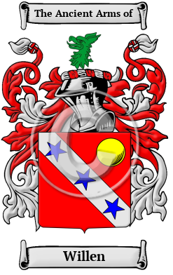 Willen Family Crest/Coat of Arms