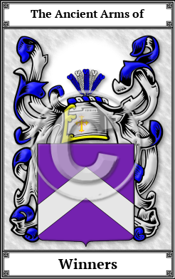 Winners Family Crest Download (JPG)  Book Plated - 150 DPI