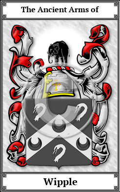 Wipple Family Crest Download (JPG)  Book Plated - 150 DPI