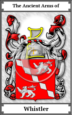 Whistler Family Crest Download (JPG)  Book Plated - 150 DPI