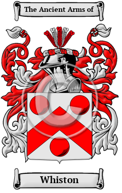 Whiston Family Crest/Coat of Arms