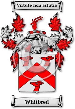 Whitbred Family Crest Download (jpg) Legacy Series - 150 DPI