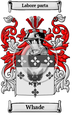 Whade Family Crest Download (JPG) Heritage Series - 600 DPI