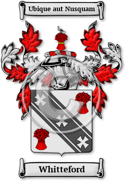 Whitteford Family Crest Download (jpg) Legacy Series - 150 DPI