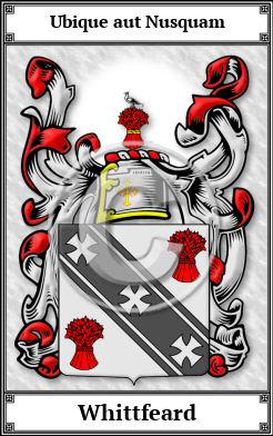 Whittfeard Family Crest Download (JPG)  Book Plated - 150 DPI