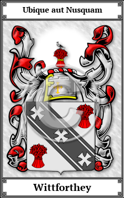 Wittforthey Family Crest Download (JPG)  Book Plated - 150 DPI
