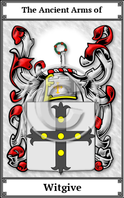 Witgive Family Crest Download (JPG)  Book Plated - 150 DPI