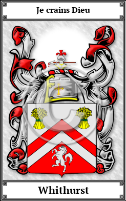 Whithurst Family Crest Download (JPG)  Book Plated - 150 DPI