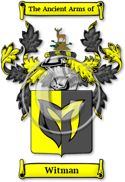 Witman Family Crest Download (jpg) Legacy Series - 150 DPI