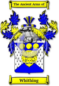 Whithing Family Crest Download (jpg) Legacy Series - 150 DPI