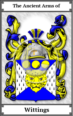 Wittings Family Crest Download (JPG)  Book Plated - 150 DPI