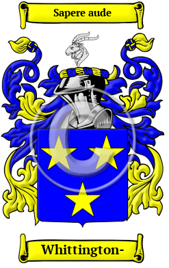 Whittington- Family Crest Download (JPG) Heritage Series - 300 DPI