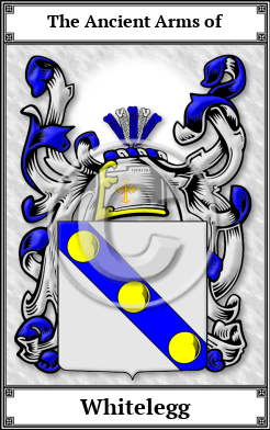 Whitelegg Family Crest Download (JPG)  Book Plated - 150 DPI