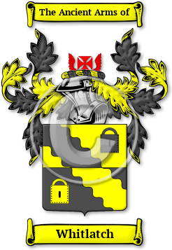 Whitlatch Family Crest Download (jpg) Legacy Series - 150 DPI