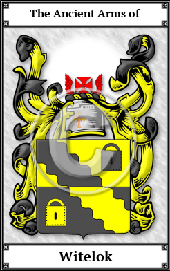 Witelok Family Crest Download (JPG)  Book Plated - 150 DPI