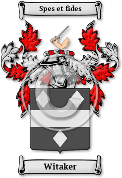 Witaker Family Crest Download (jpg) Legacy Series - 150 DPI