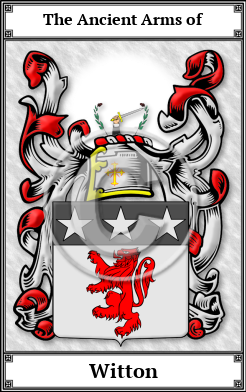 Witton Family Crest Download (JPG) Book Plated - 600 DPI