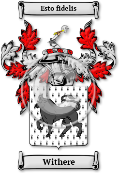 Withere Family Crest Download (JPG) Legacy Series - 300 DPI