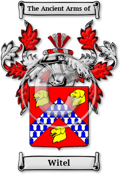 Witel Family Crest Download (jpg) Legacy Series - 150 DPI