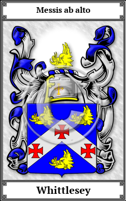 Whittlesey Family Crest Download (JPG)  Book Plated - 150 DPI