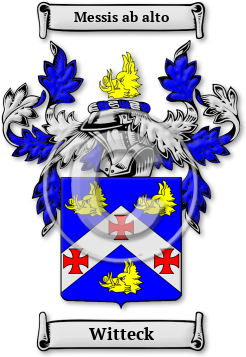 Witteck Family Crest Download (jpg) Legacy Series - 150 DPI