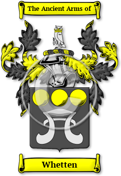 Whetten Family Crest Download (jpg) Legacy Series - 150 DPI