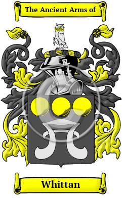 Whittan Family Crest/Coat of Arms