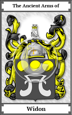 Widon Family Crest Download (JPG)  Book Plated - 150 DPI