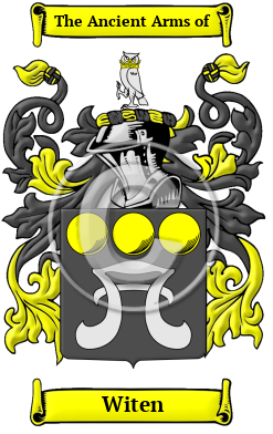 Witen Family Crest/Coat of Arms