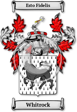 Whitrock Family Crest Download (jpg) Legacy Series - 150 DPI
