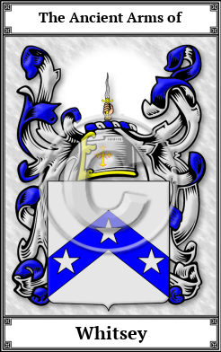 Whitsey Family Crest Download (JPG)  Book Plated - 150 DPI