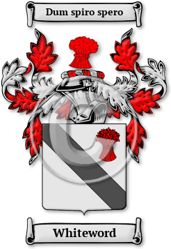 Whiteword Family Crest Download (jpg) Legacy Series - 150 DPI