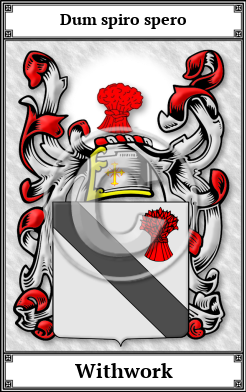 Withwork Family Crest Download (JPG)  Book Plated - 150 DPI