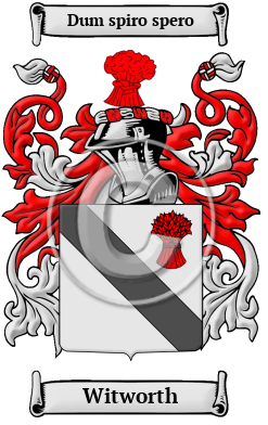 Witworth Family Crest/Coat of Arms