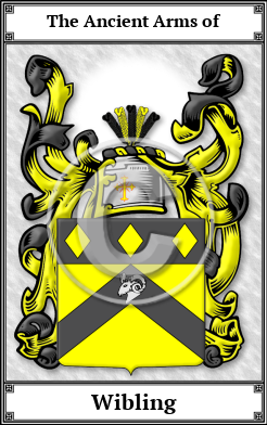 Wibling Family Crest Download (JPG)  Book Plated - 150 DPI