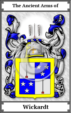 Wickardt Family Crest Download (JPG)  Book Plated - 150 DPI