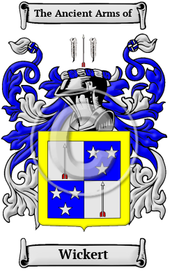 Wickert Family Crest/Coat of Arms