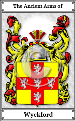 Wyckford Family Crest Download (JPG)  Book Plated - 150 DPI