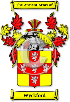 Wyckford Family Crest Download (jpg) Legacy Series - 150 DPI