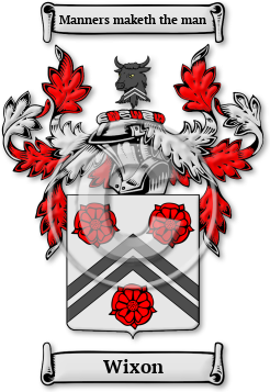 Wixon Family Crest Download (JPG) Legacy Series - 600 DPI