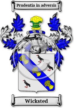 Wicksted Family Crest Download (jpg) Legacy Series - 150 DPI