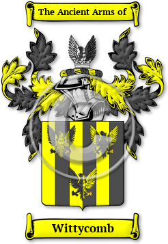 Wittycomb Family Crest Download (JPG) Legacy Series - 600 DPI