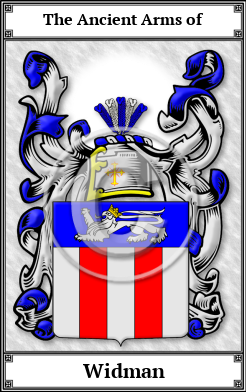 Widman Family Crest Download (JPG)  Book Plated - 150 DPI