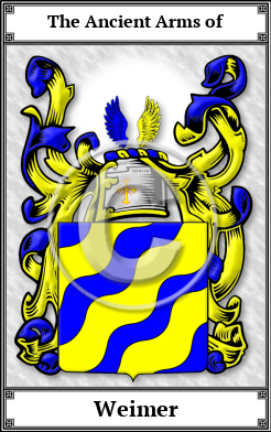 Weimer Family Crest Download (JPG) Book Plated - 600 DPI