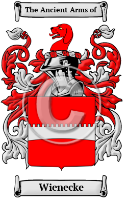 Wienecke Family Crest Download (JPG) Heritage Series - 600 DPI